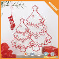 China wholesale transparent decorative christmas decoration wall stickers